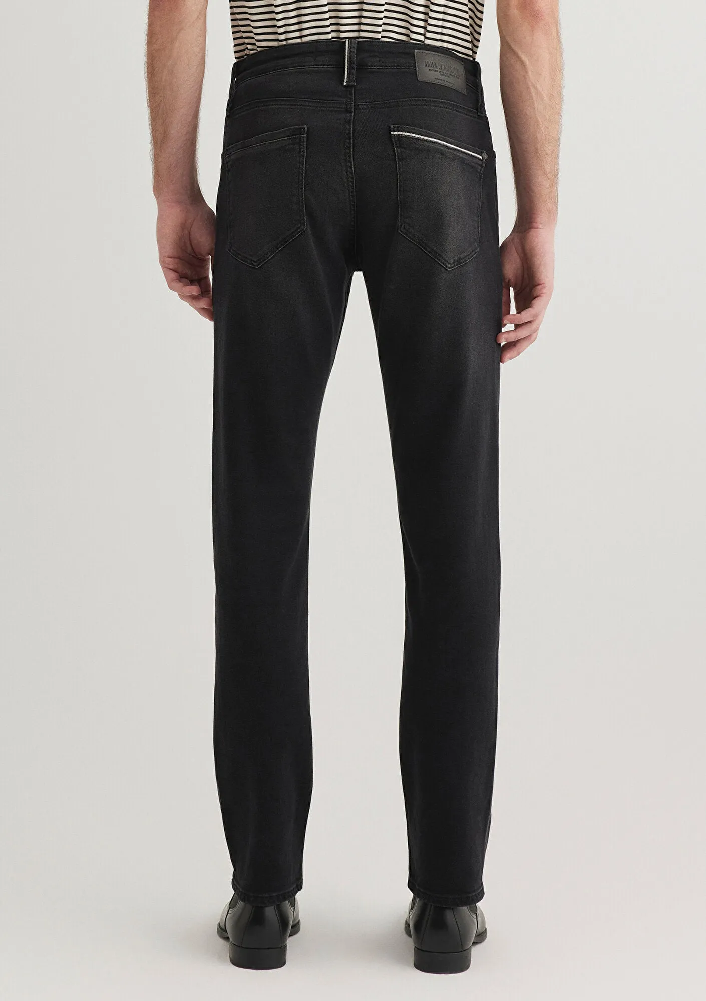 Marcus Black Brushed Mavi Black Jean Pants