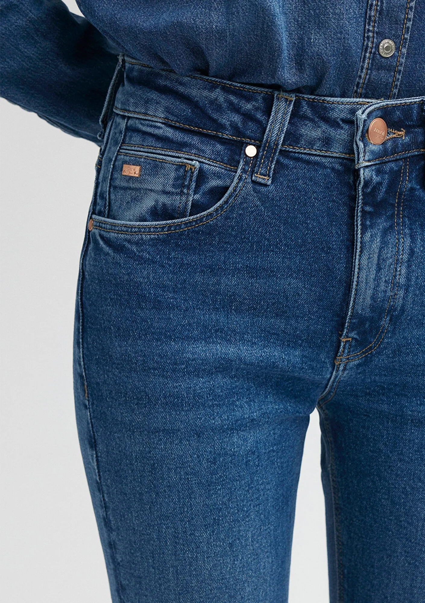 Maria Mid Blue Mavi Premium Jean Pants