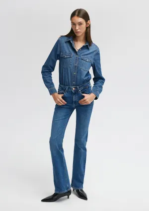 Maria Mid Blue Mavi Premium Jean Pants