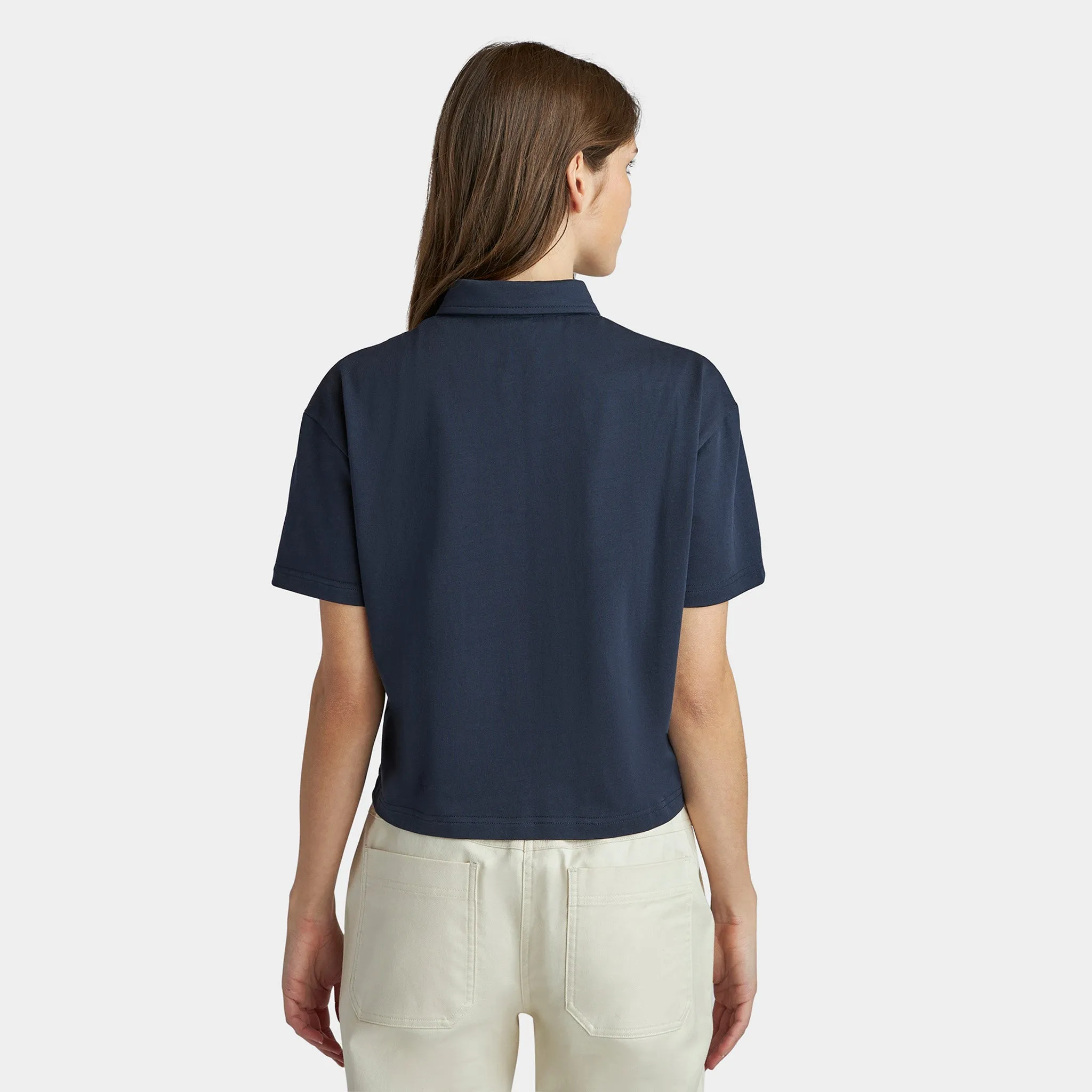 Marine Cropped Polo