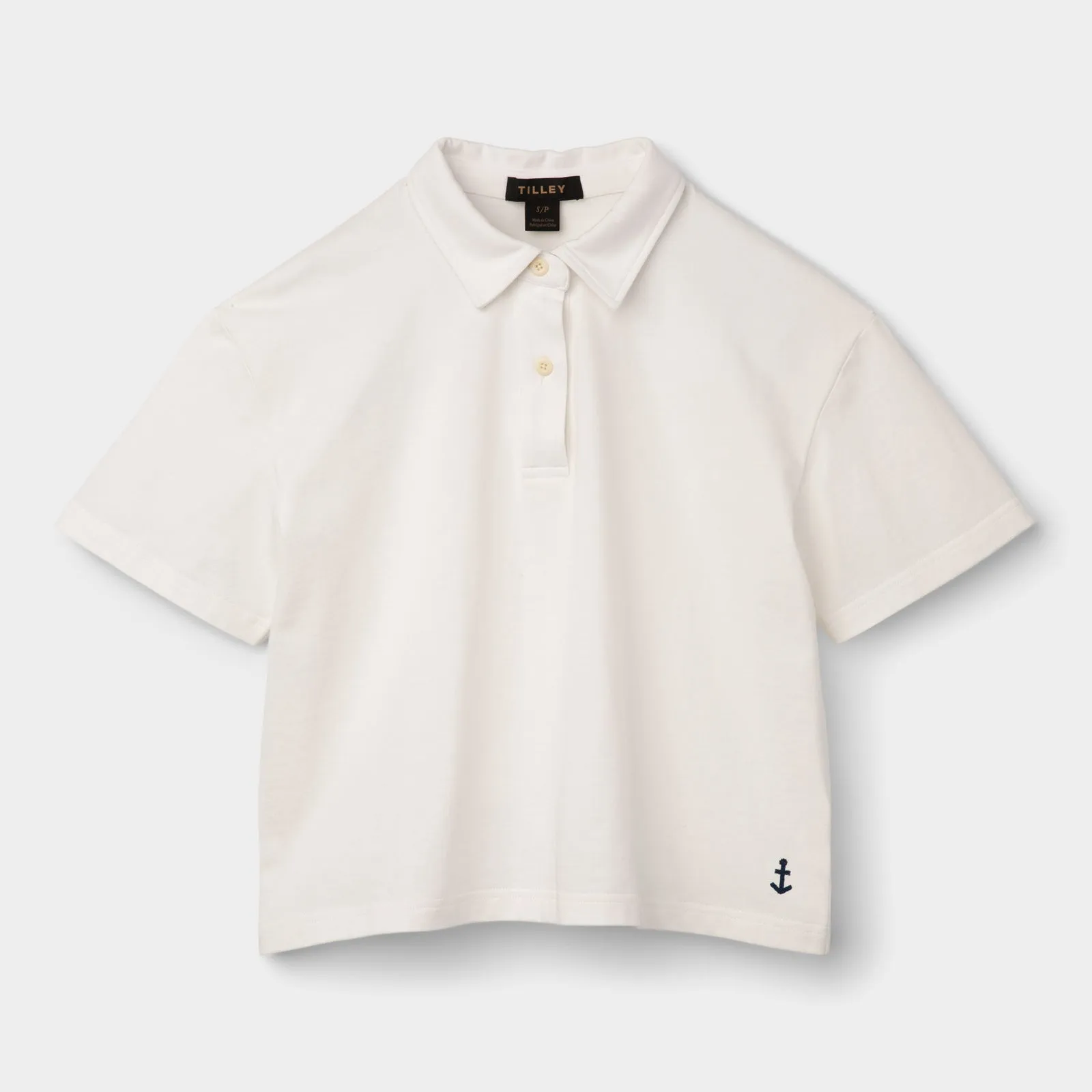 Marine Cropped Polo
