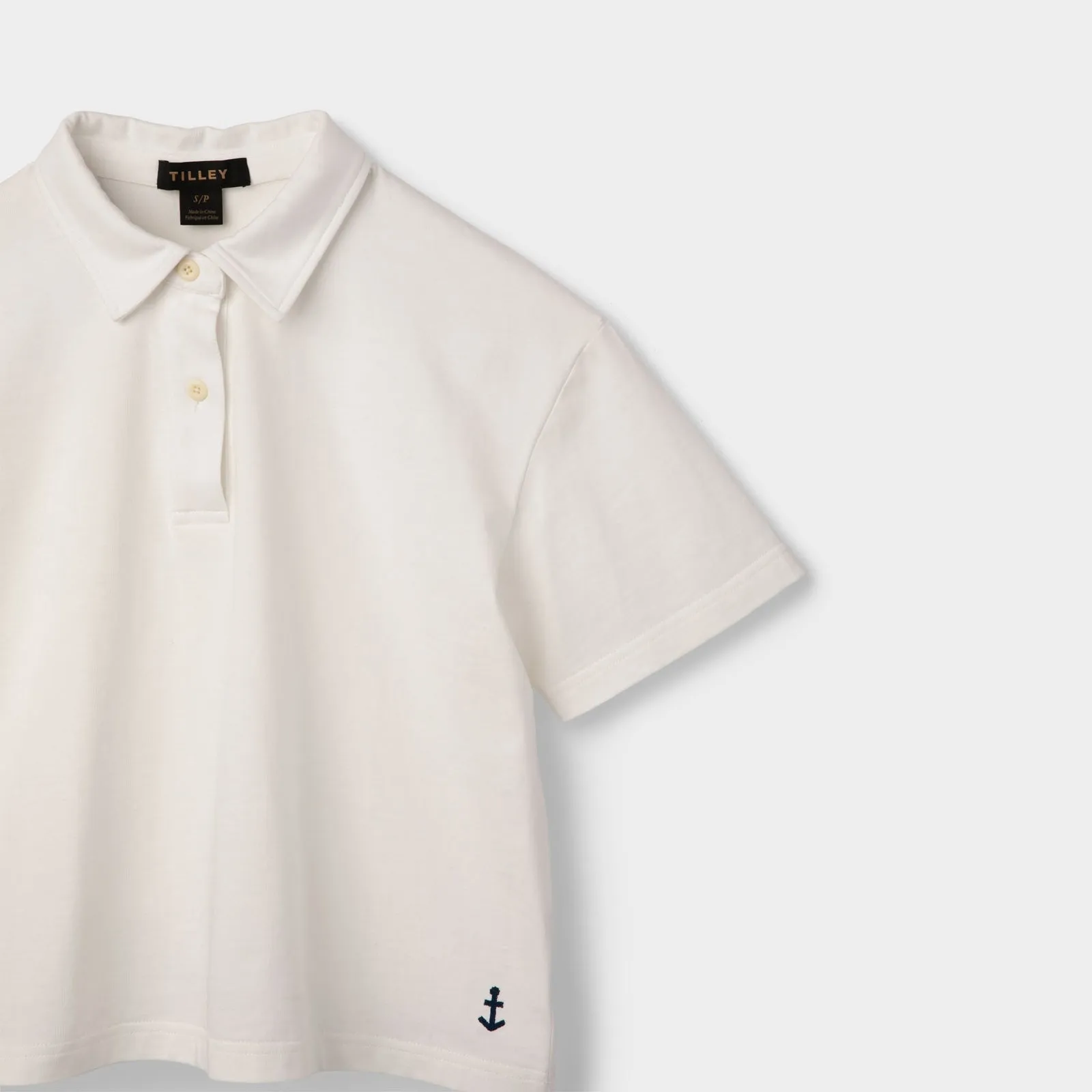 Marine Cropped Polo