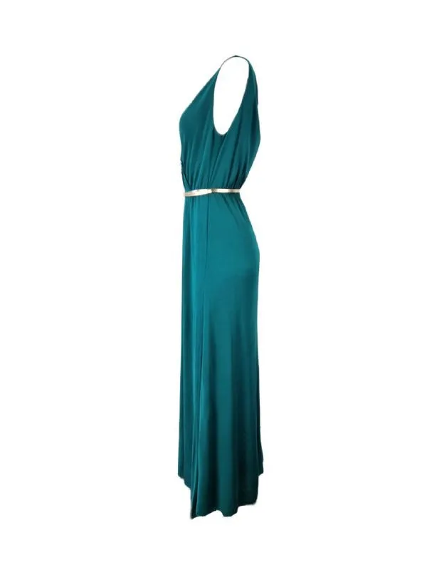 Max Mara Women's Turquoise Neo Shift Maxi Dress Size S NWT