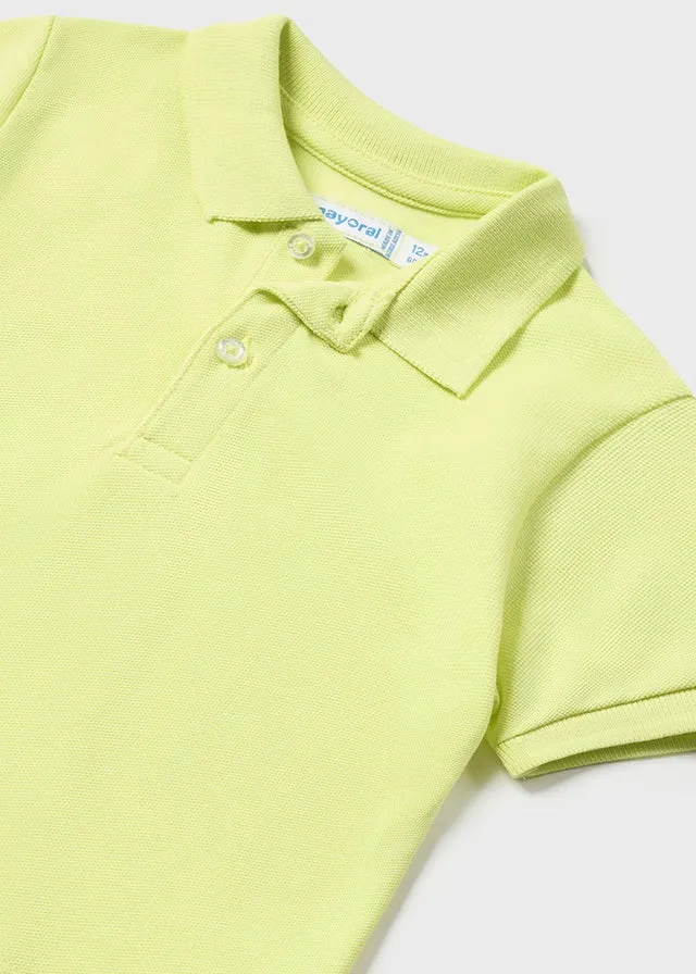 Mayoral Baby Boy Lime Polo Top