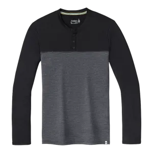 Men's Long Sleeve Colorblock Henley