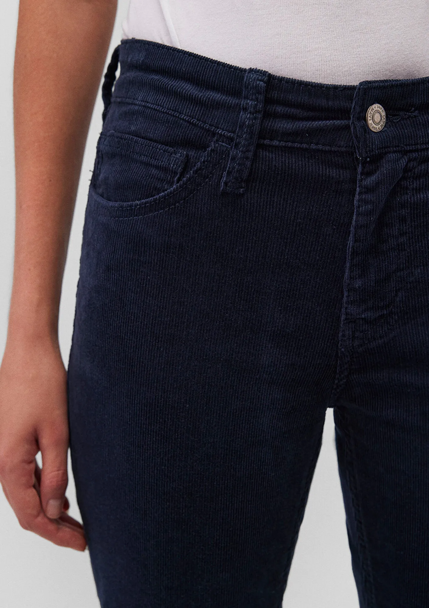 Molly Navy Cord Pants