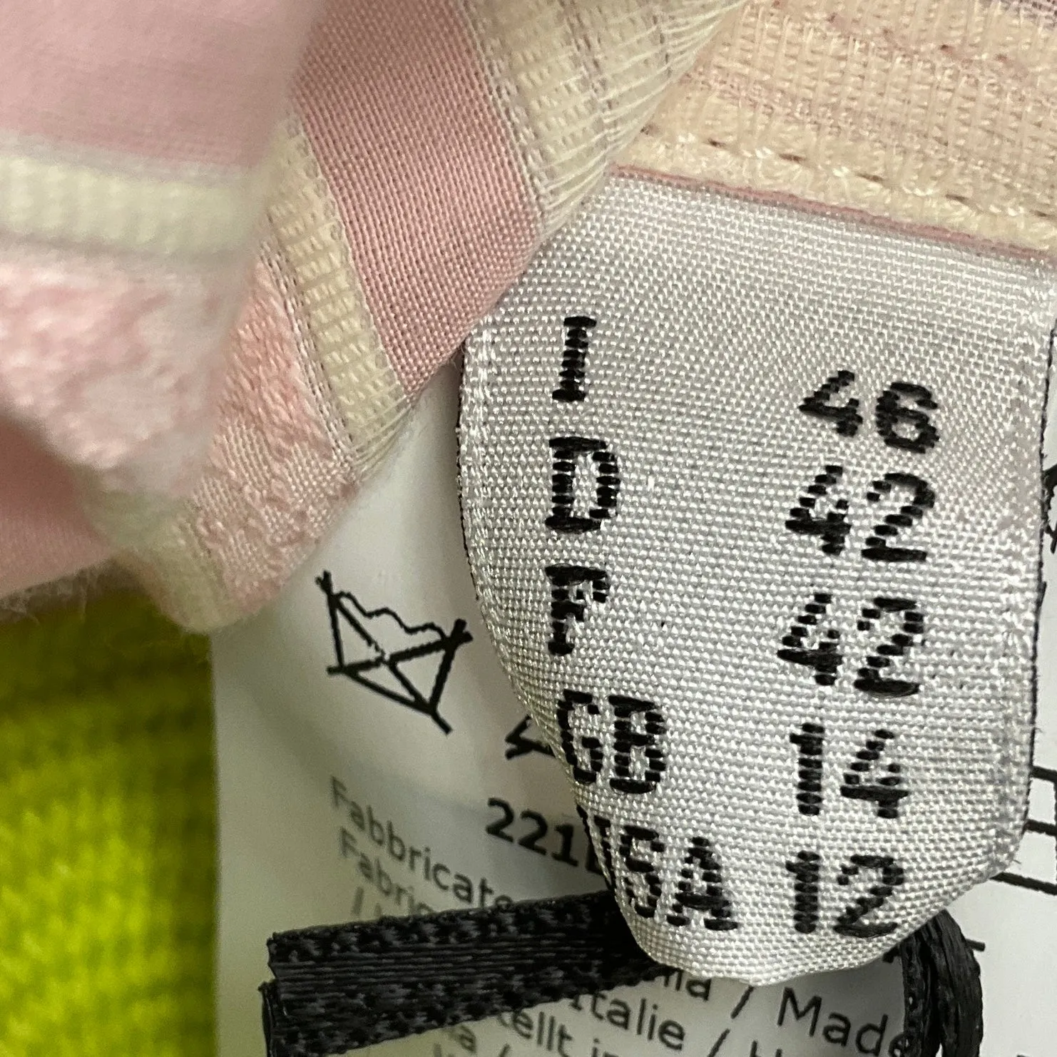 Moschino Couture Pink / White 2021 Striped Cotton Shift Dress