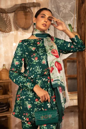 MPT 1210 A | Maria B MPrints Winter Collection 2021 | Unstitched Embroidered Dobby Linen Suits