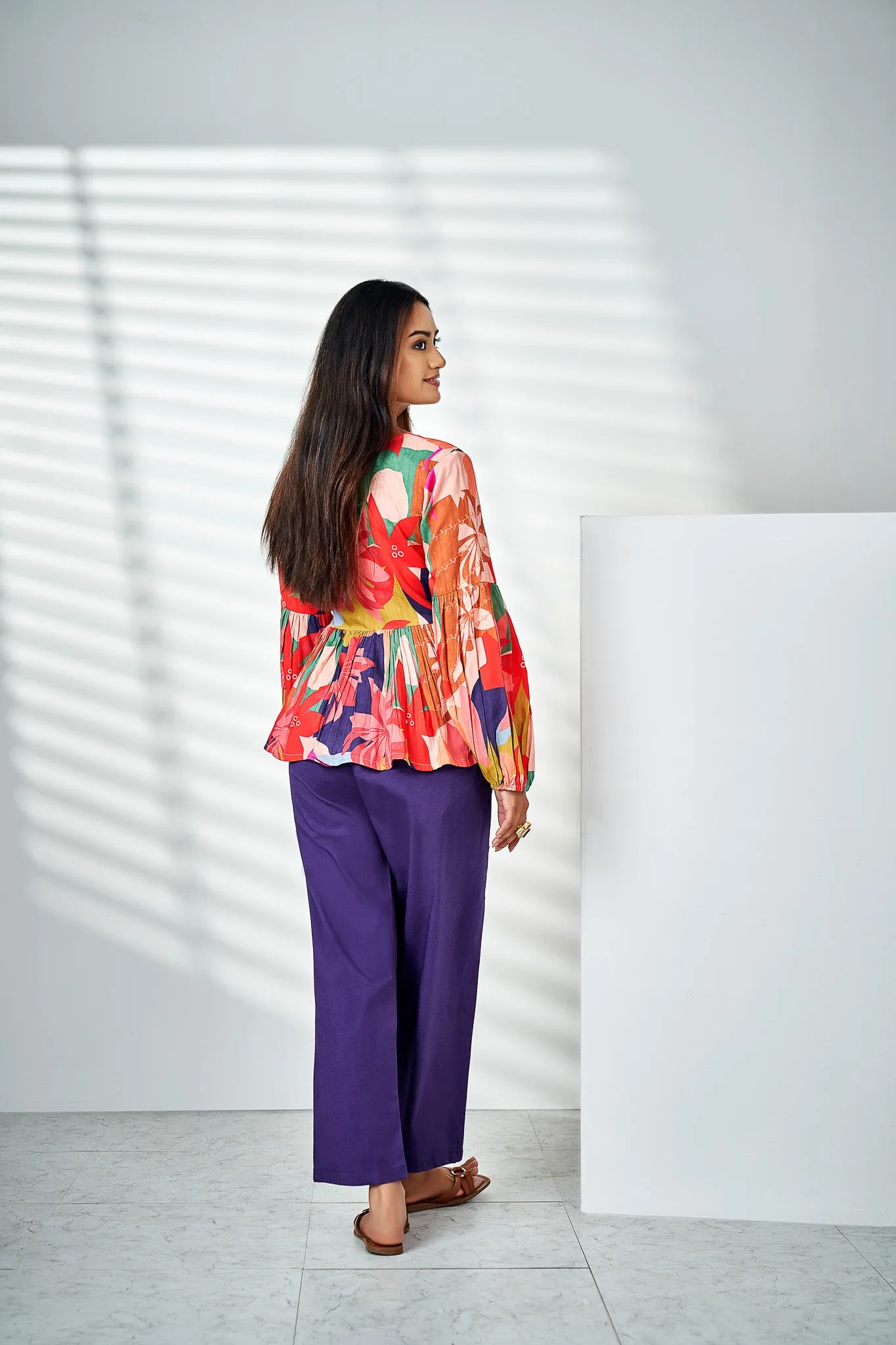 Multi Bow Tie Top with Pants