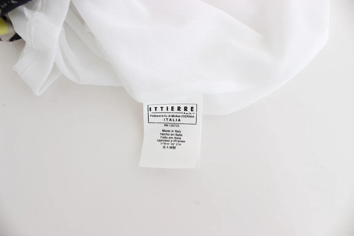 Multicolor Longsleeved Shift Dress