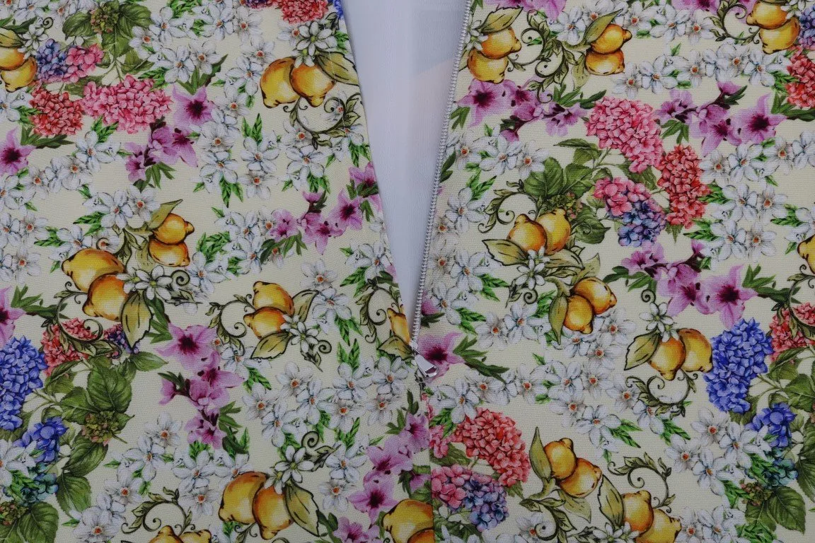 Multicolor SANREMO Shift Silk Dress