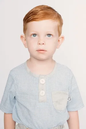 Murray Hill Henley Blue