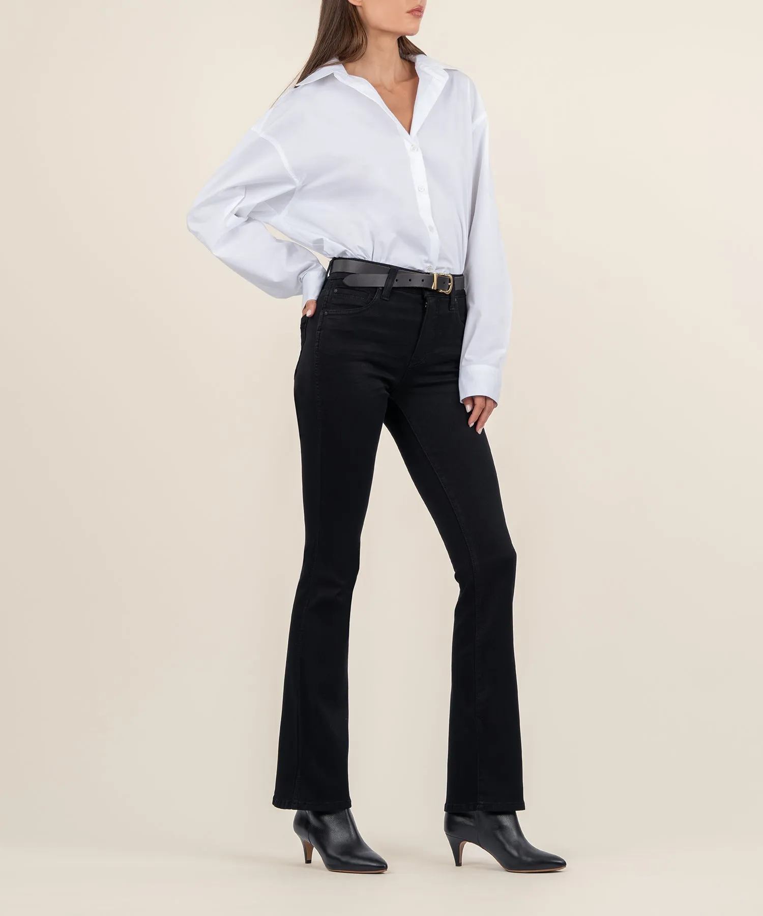 Natalie High Rise Fab Ab - Black