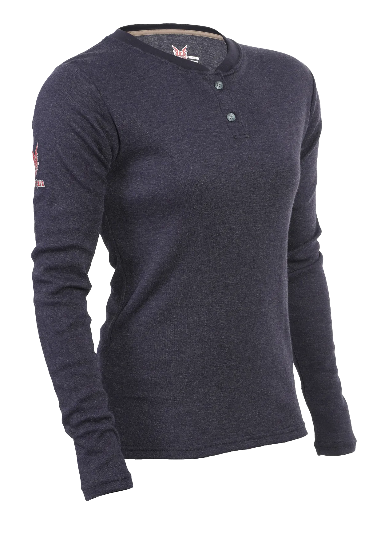 National Safety Apparel Drifire Tecgen Womens FR Long Sleeve Henley, 13 cal/cm²