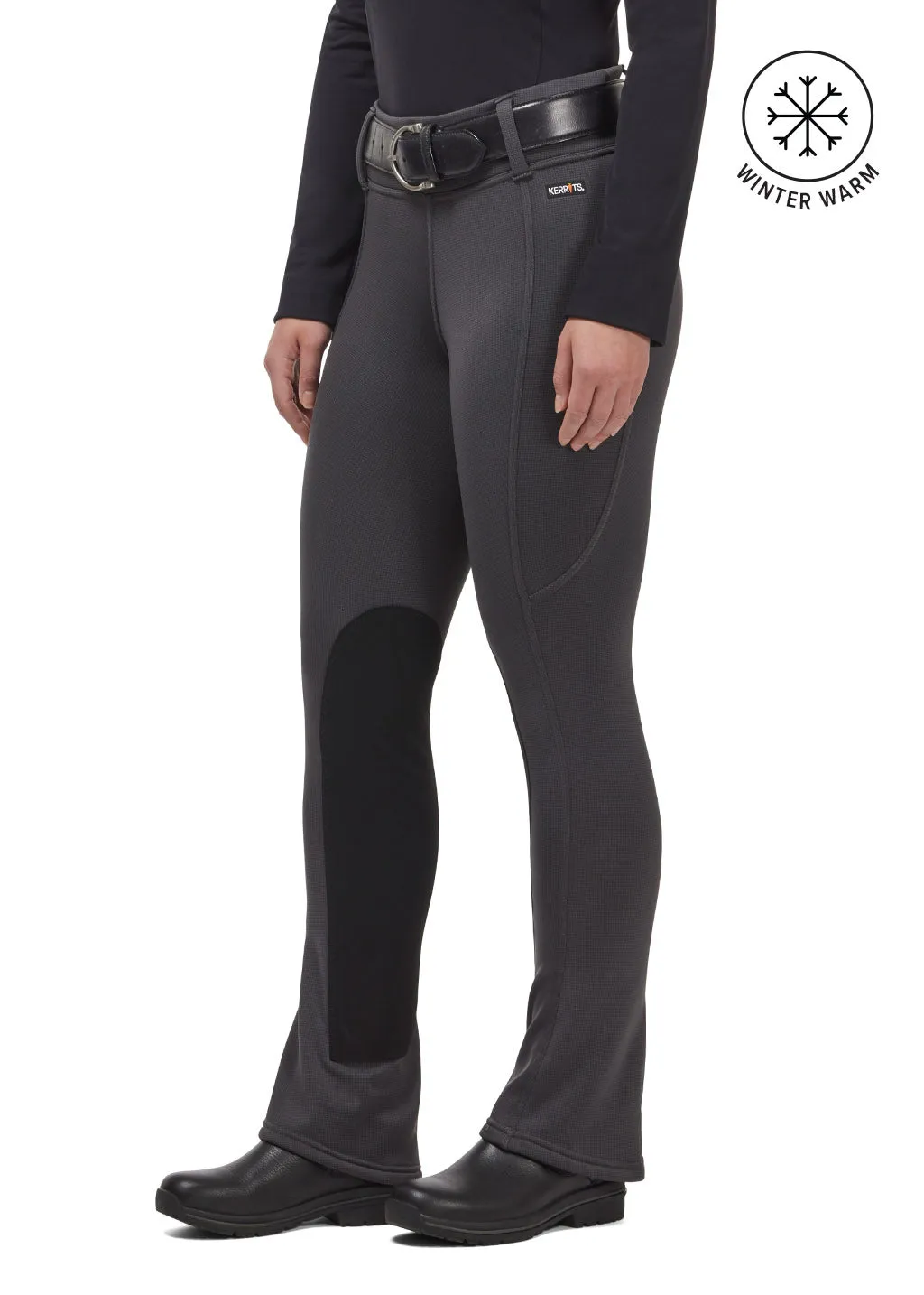 New, Kerrits, Sit Tight Wind Pro Knee Patch Winter Bootcut