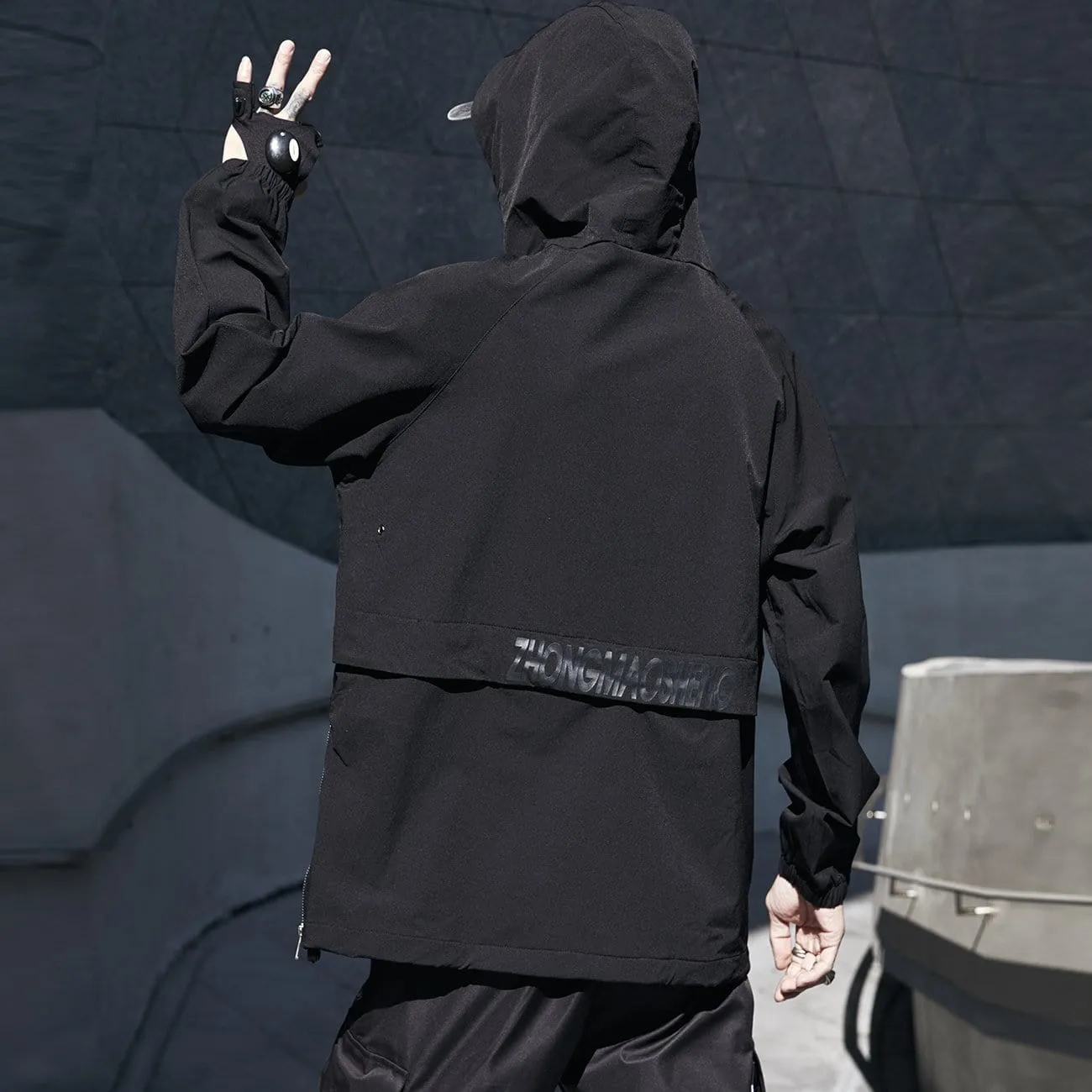 Ninja Dark Side Zipper Cargo Jacket