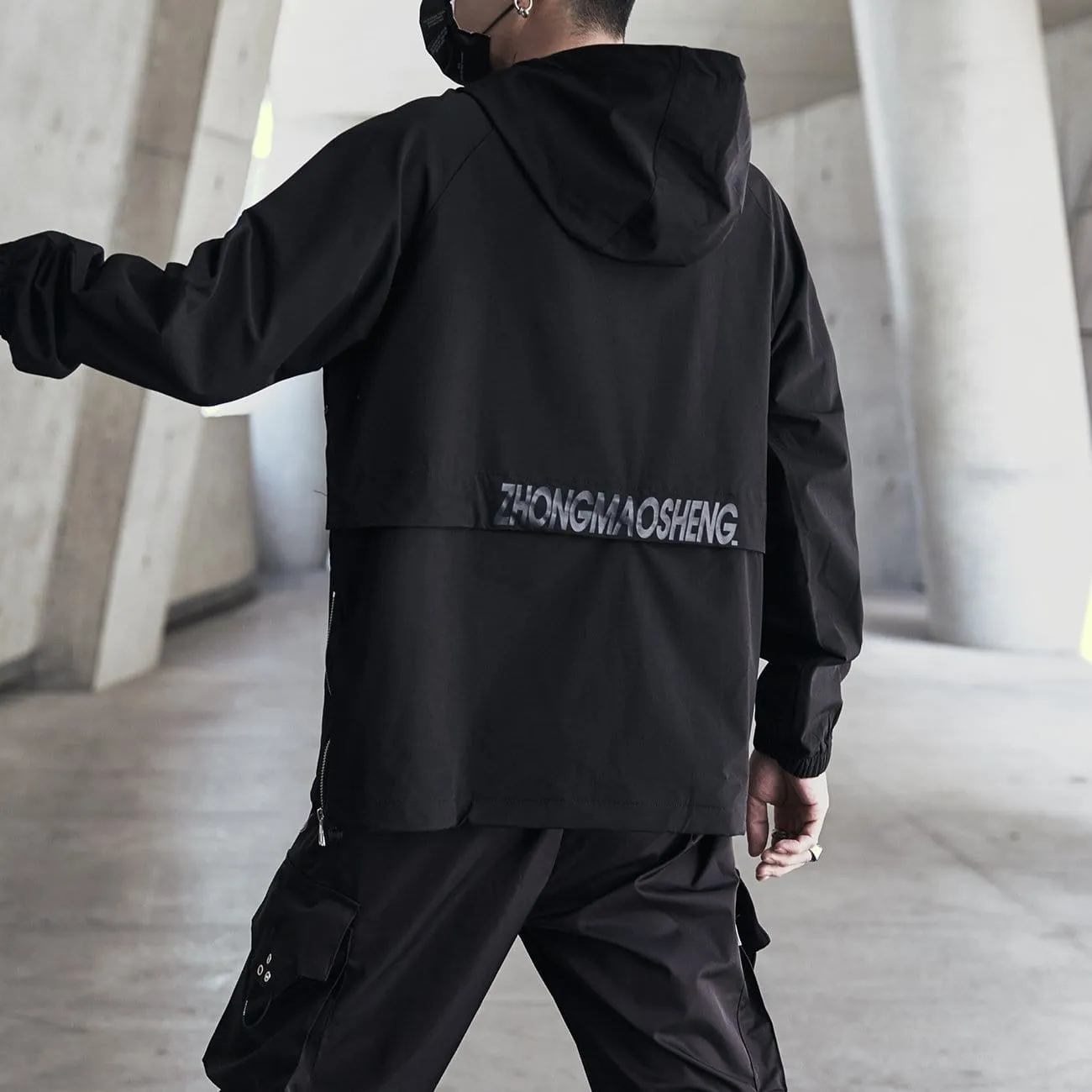 Ninja Dark Side Zipper Cargo Jacket