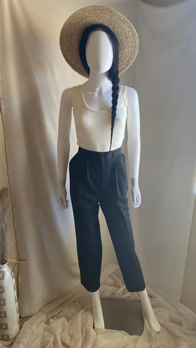 Noir Pleated Slacks