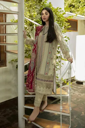 NW-05 | Qalamkar Qline Linen Winter Collection 2021 | Unstitched Embroidered Organza Suits