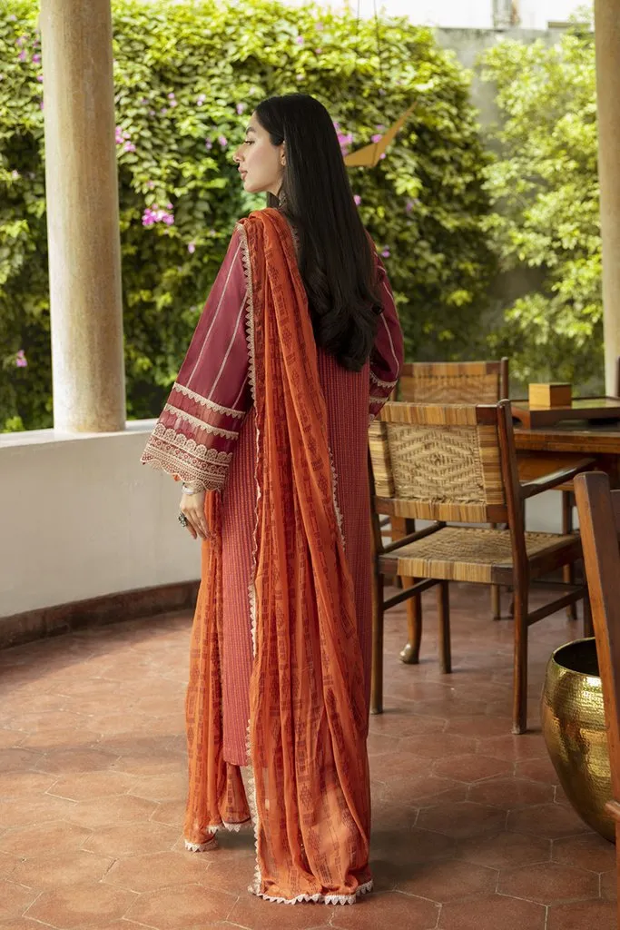 NW-07 | Qalamkar Qline Linen Winter Collection 2021 | Unstitched Embroidered Organza Suits