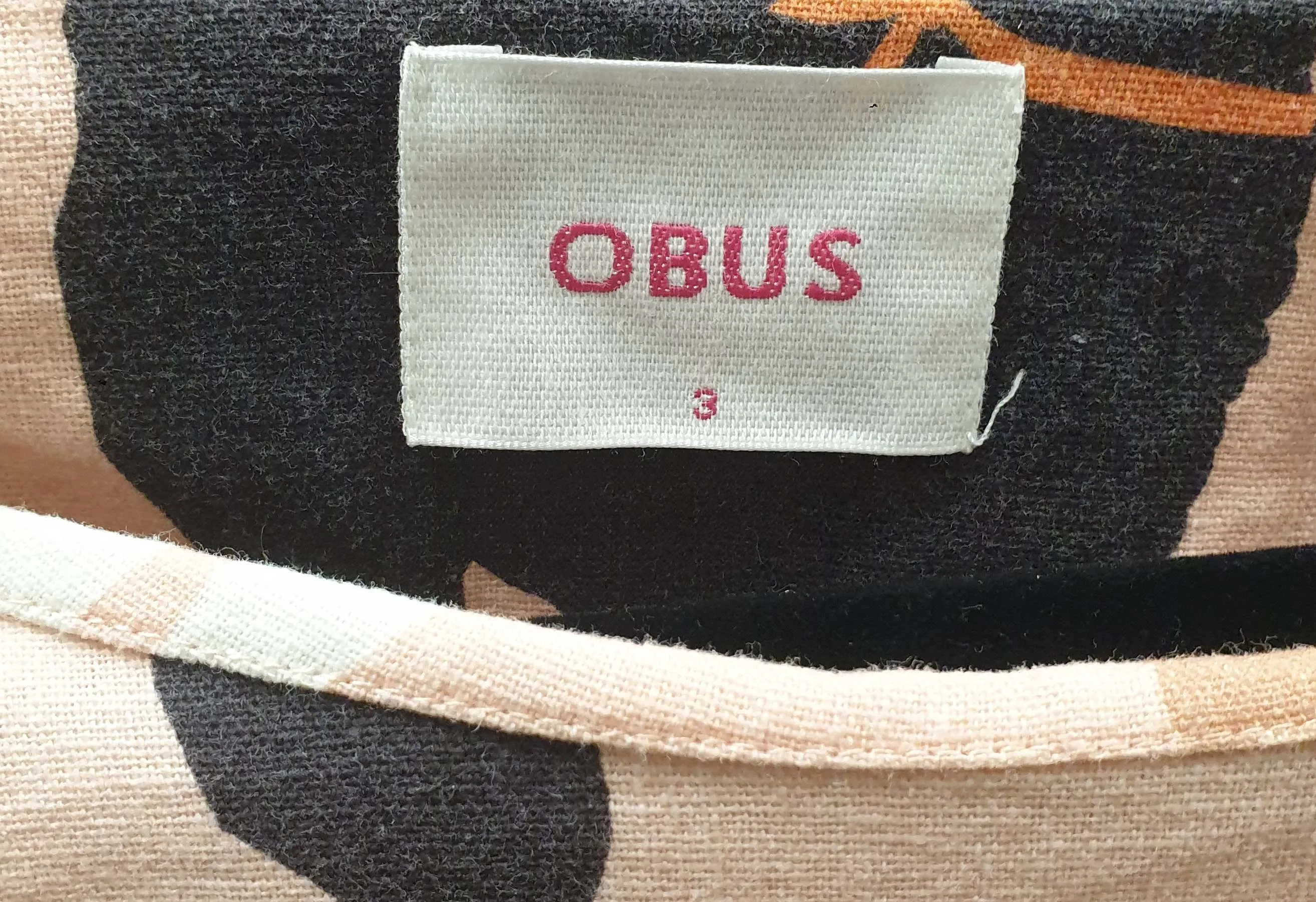 Obus pink llama print size 3 (best fits size 12-14)