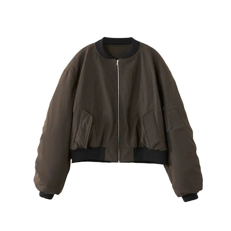 Oversized Bomber Jacket