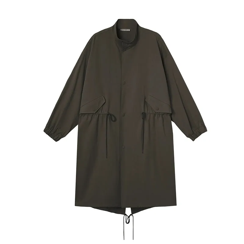 Oversized Drawstring Windbreaker