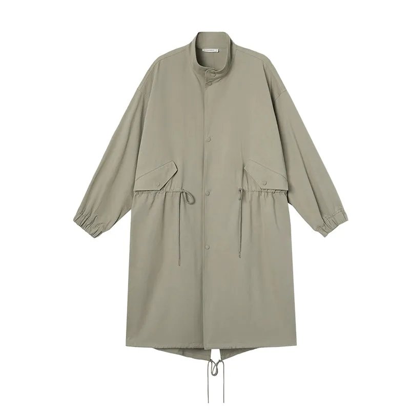 Oversized Drawstring Windbreaker