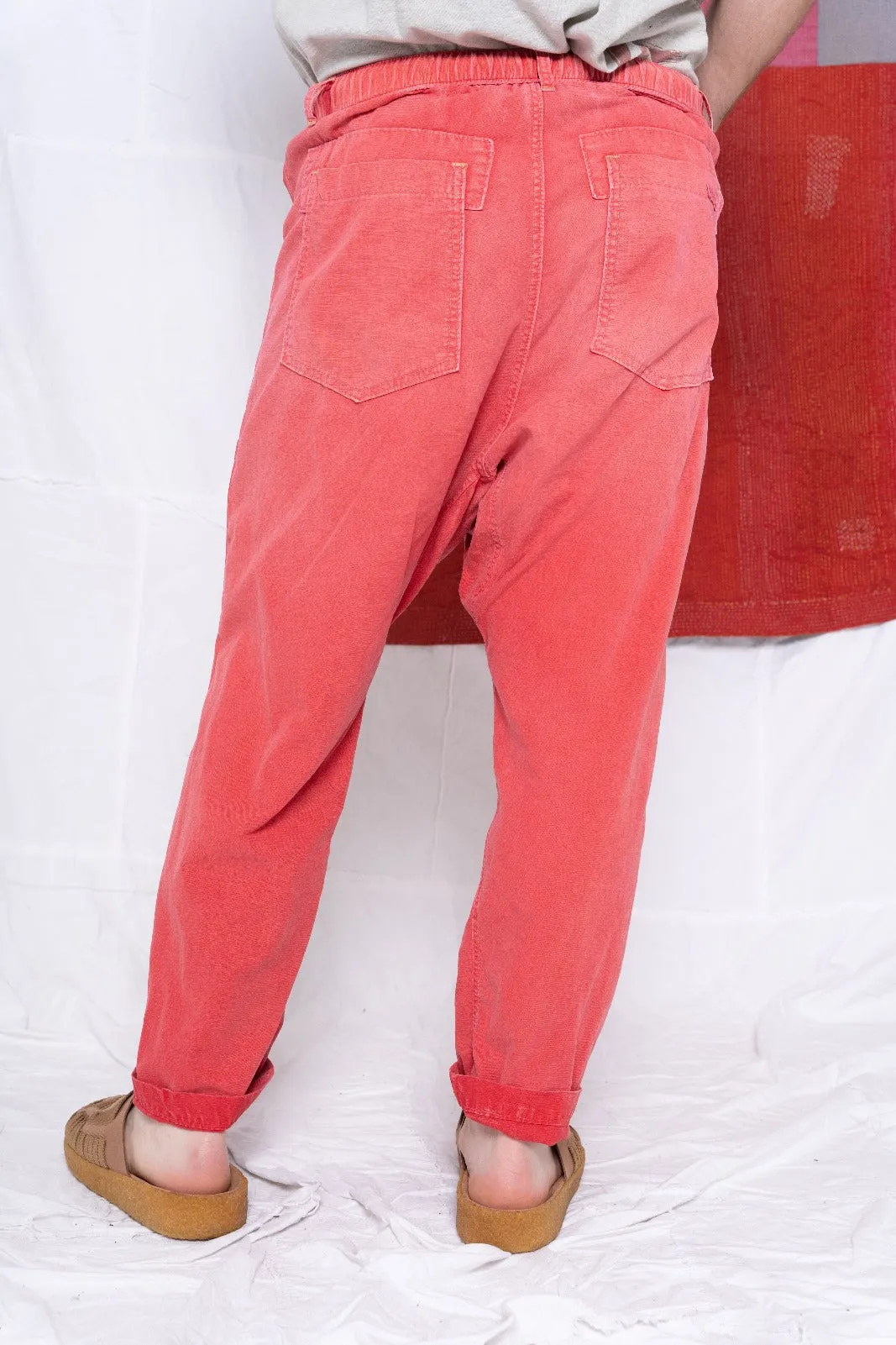 P63 Fatigue Hemp/Organic Cotton Sunfaded Red