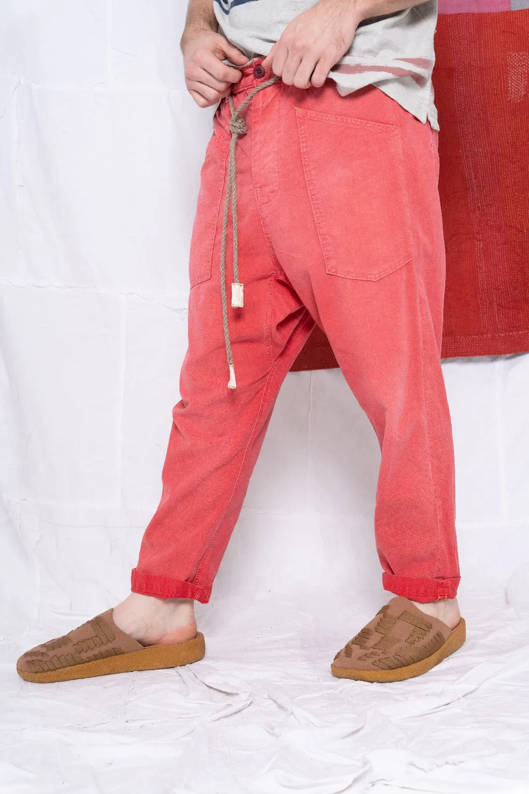 P63 Fatigue Hemp/Organic Cotton Sunfaded Red