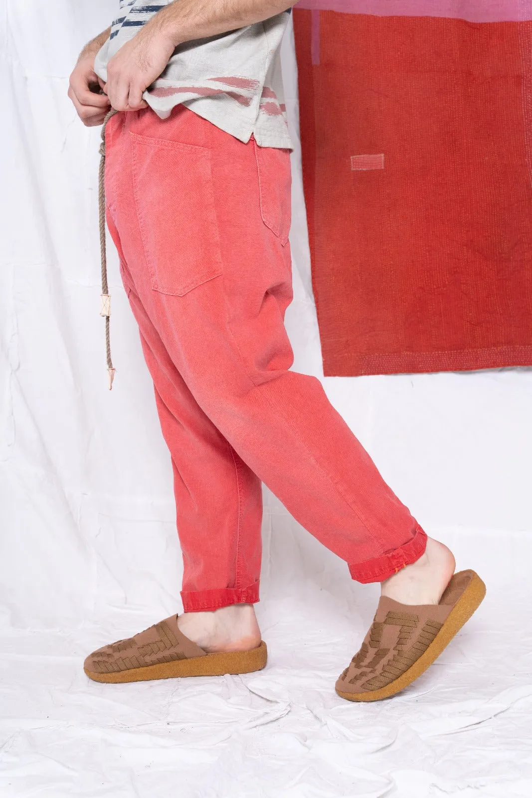 P63 Fatigue Hemp/Organic Cotton Sunfaded Red