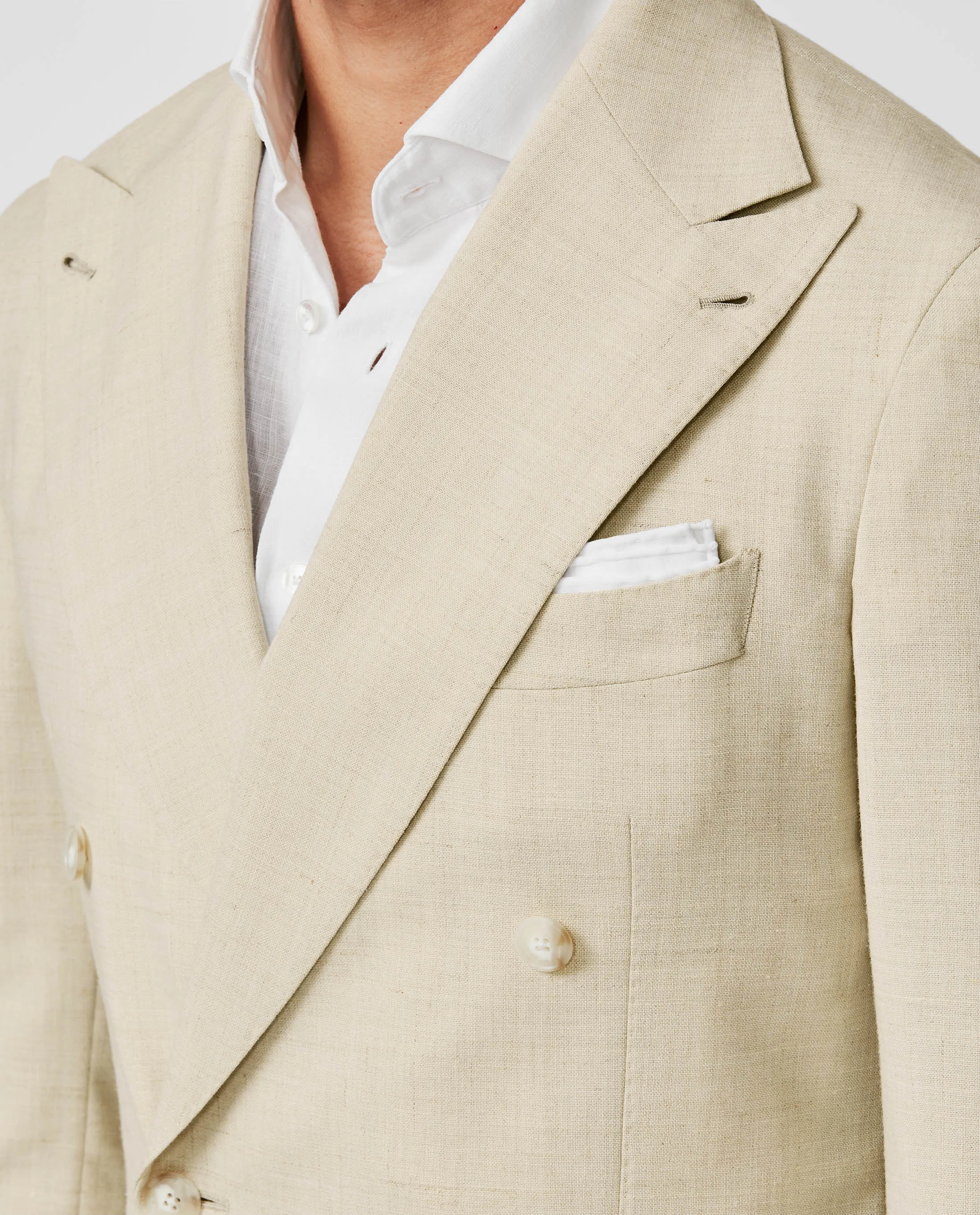 Paulo Oliveira Bone Wool & Linen Stretch