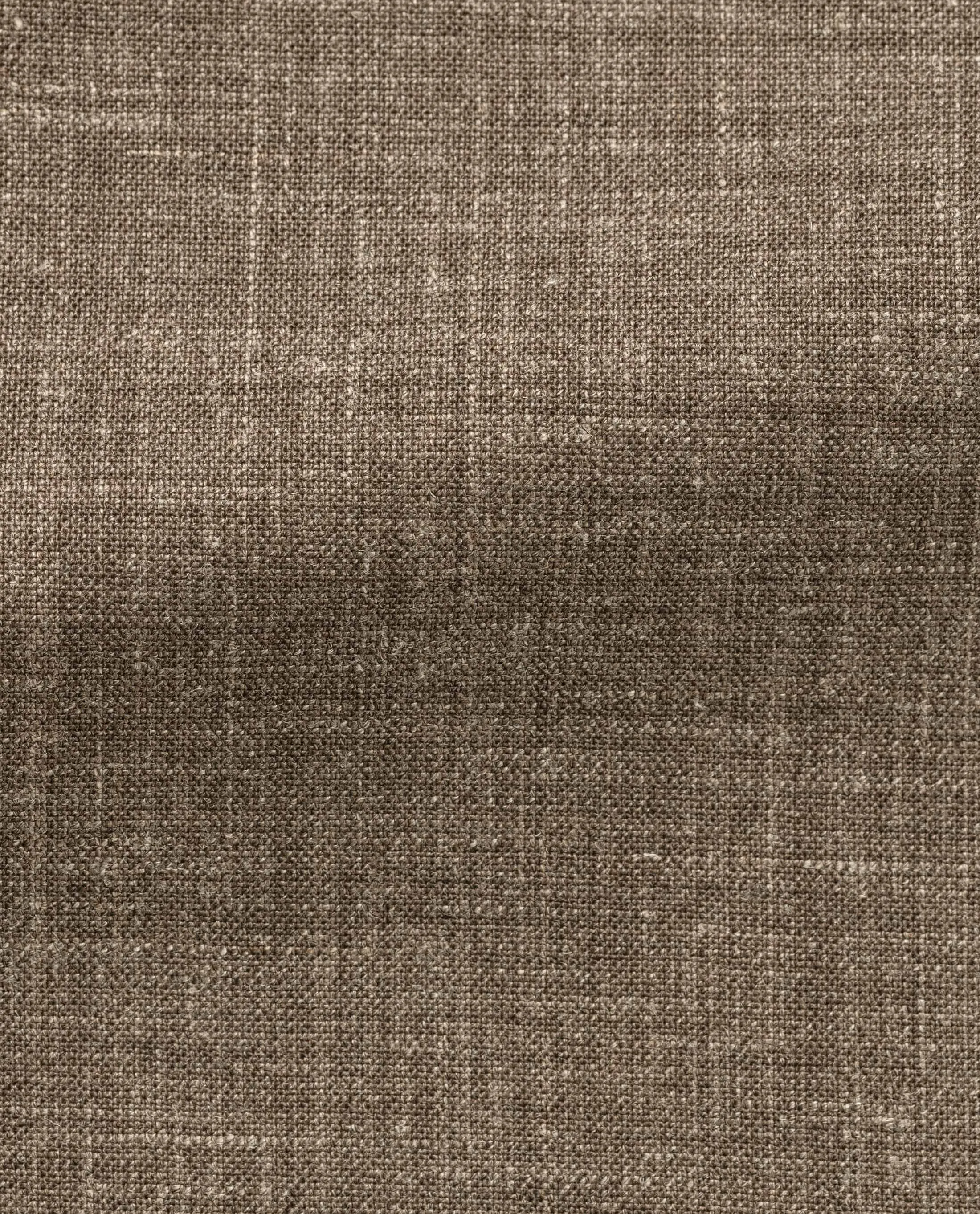 Paulo Oliveira Dark Taupe Wool & Linen Stretch