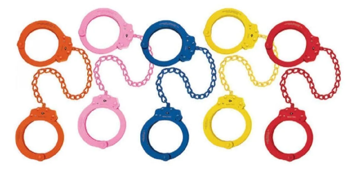Peerless Handcuff Company 755C Oversized Leg Irons Various Colours