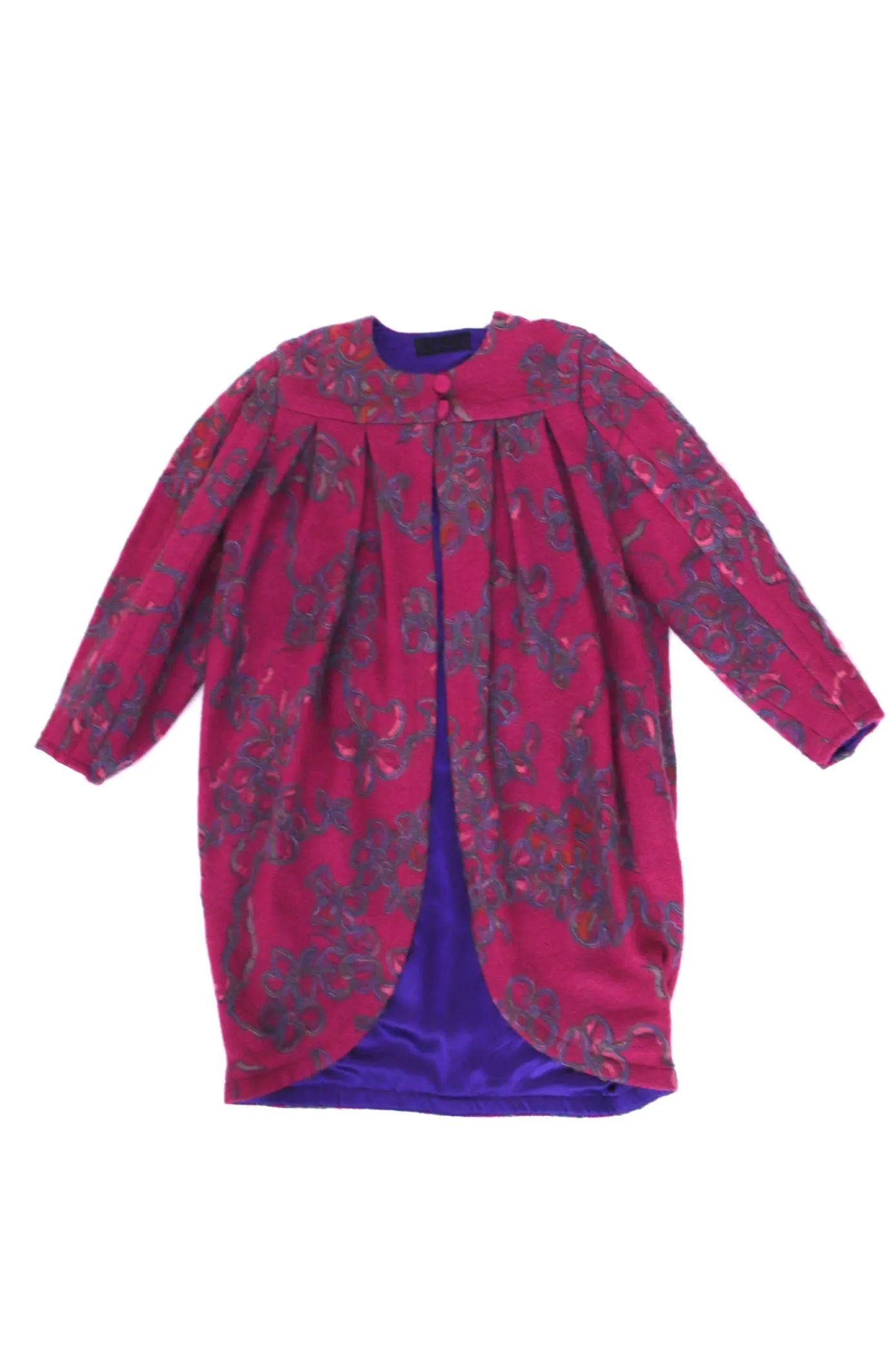 Peggy Jennings Mohair Floral Coat