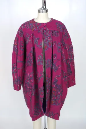 Peggy Jennings Mohair Floral Coat