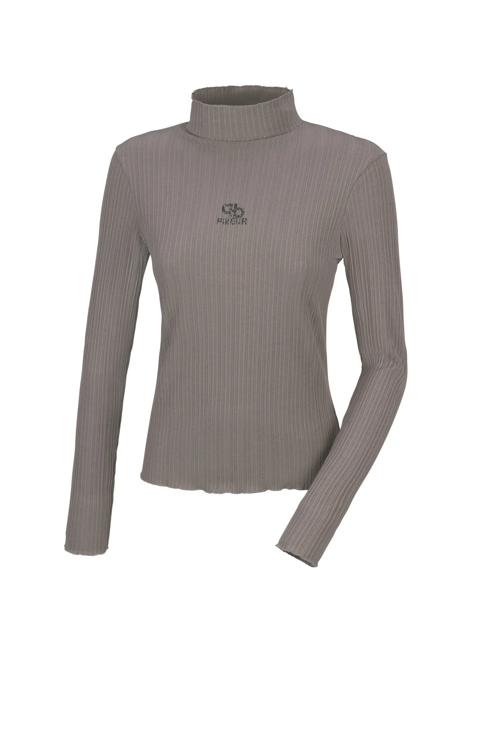 Pikeur selection roll neck top in Foggy green
