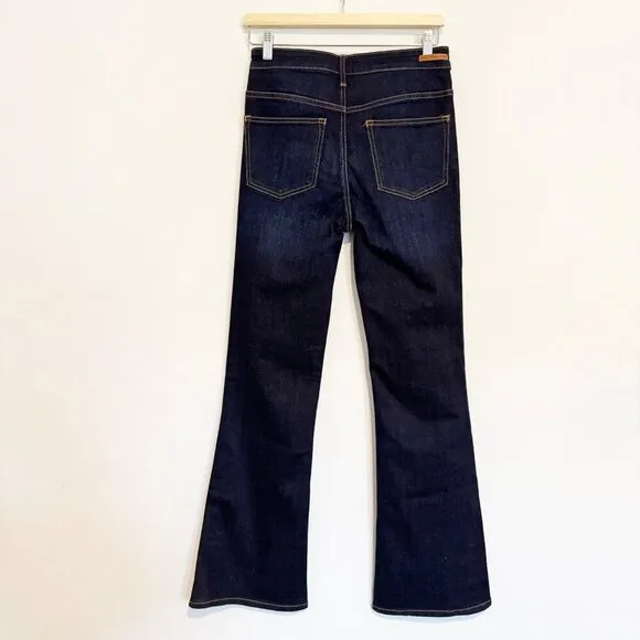 Pilcro Denim High Rise Bootcut Button Jeans Boho Western Flare Anthropologie 27