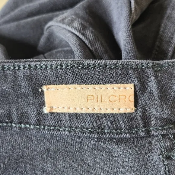 Pilcro women's the demilune black bootcut cotton lyocell jeans pants Size 26