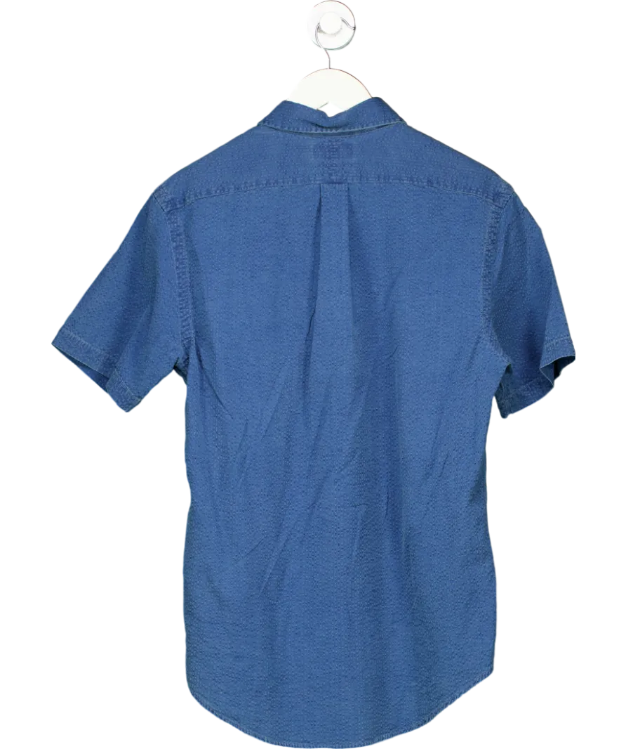 Polo Ralph Lauren Blue Wrinkle Shirt UK S