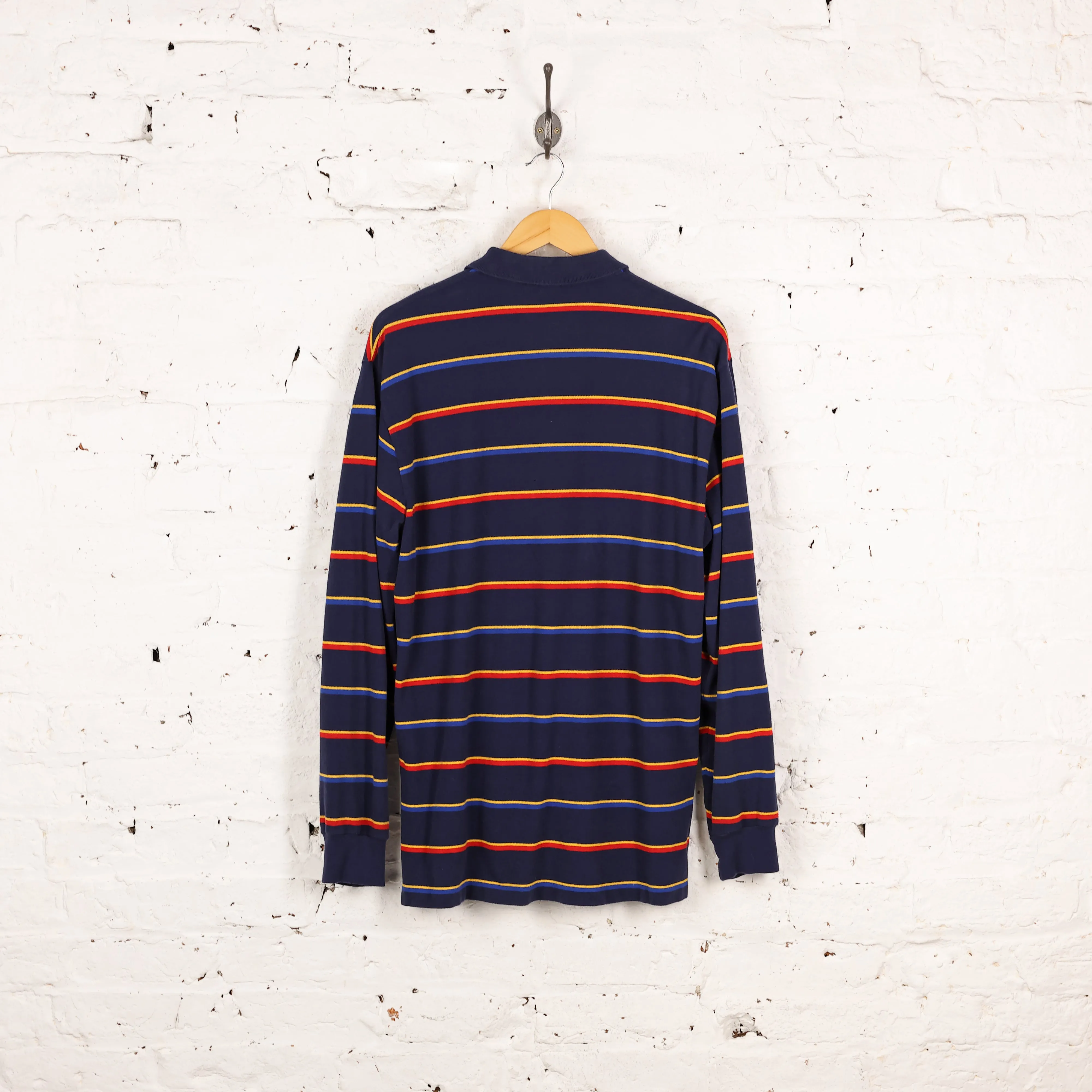 Polo Ralph Lauren Long Sleeve Polo Shirt - Navy - L