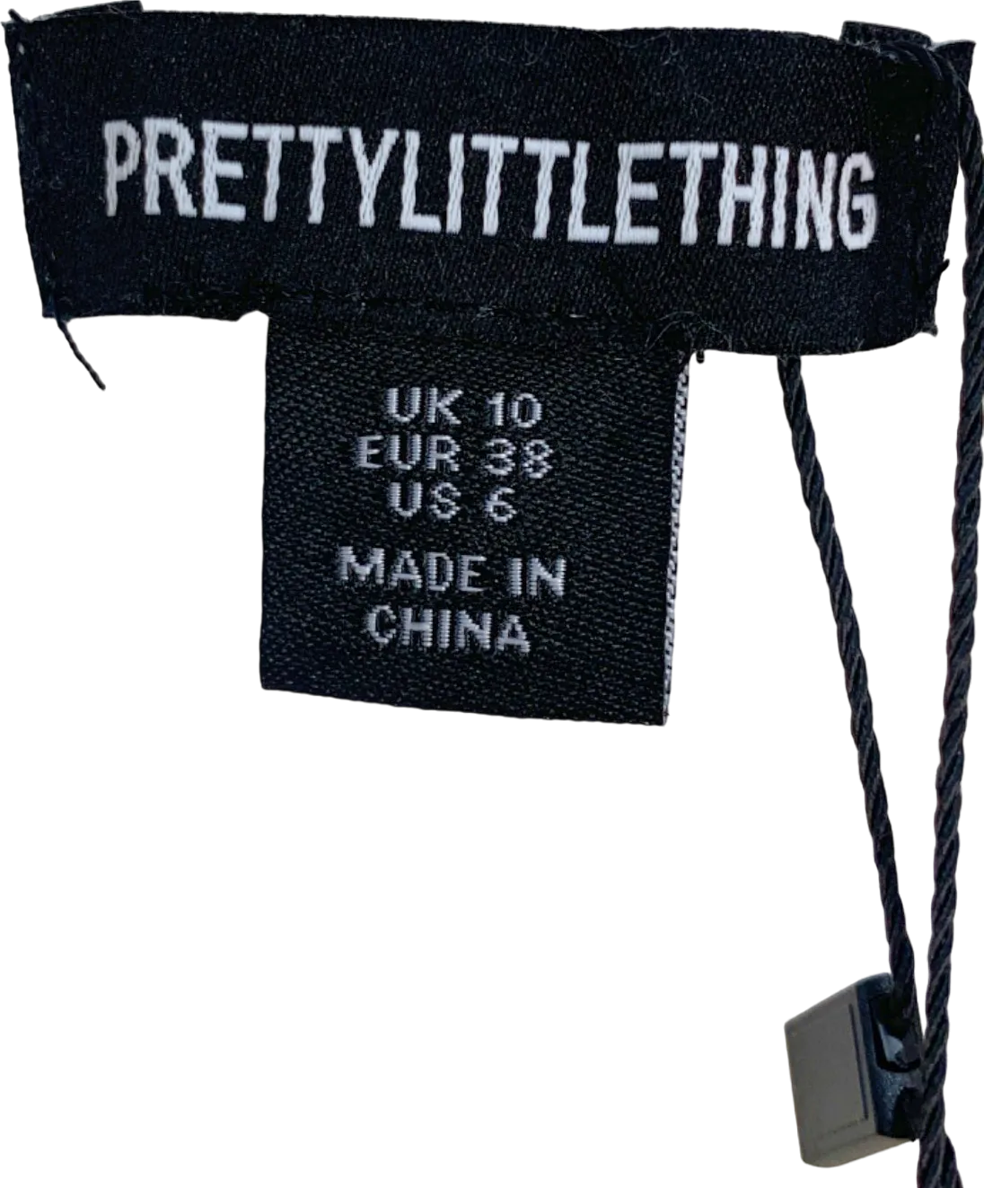 PrettyLittleThing White Glitter Textured Oversized Blazer UK 10