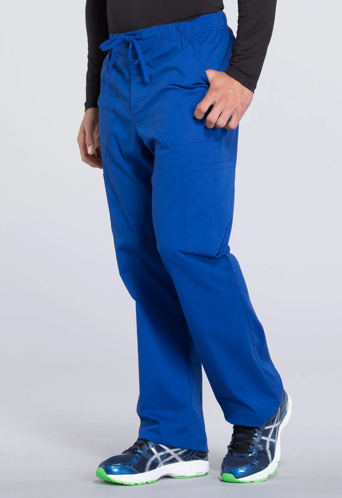 Professionals WW190 Men's Tapered Leg Fly Front Cargo Pants Galaxy Blue