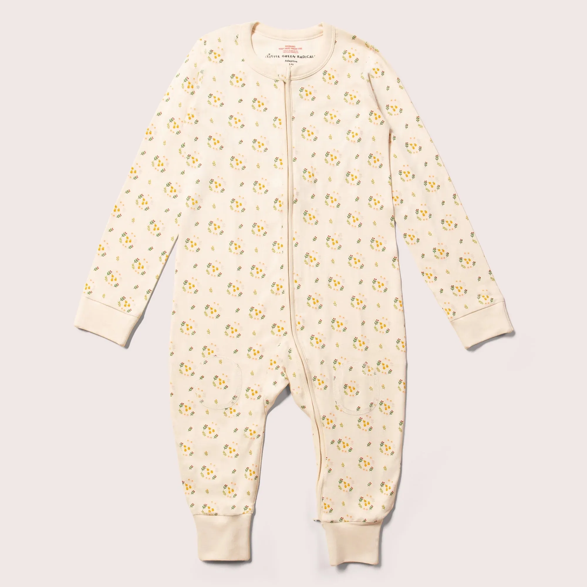 Quince Flowers Adaptive 2-Way Zip Suit