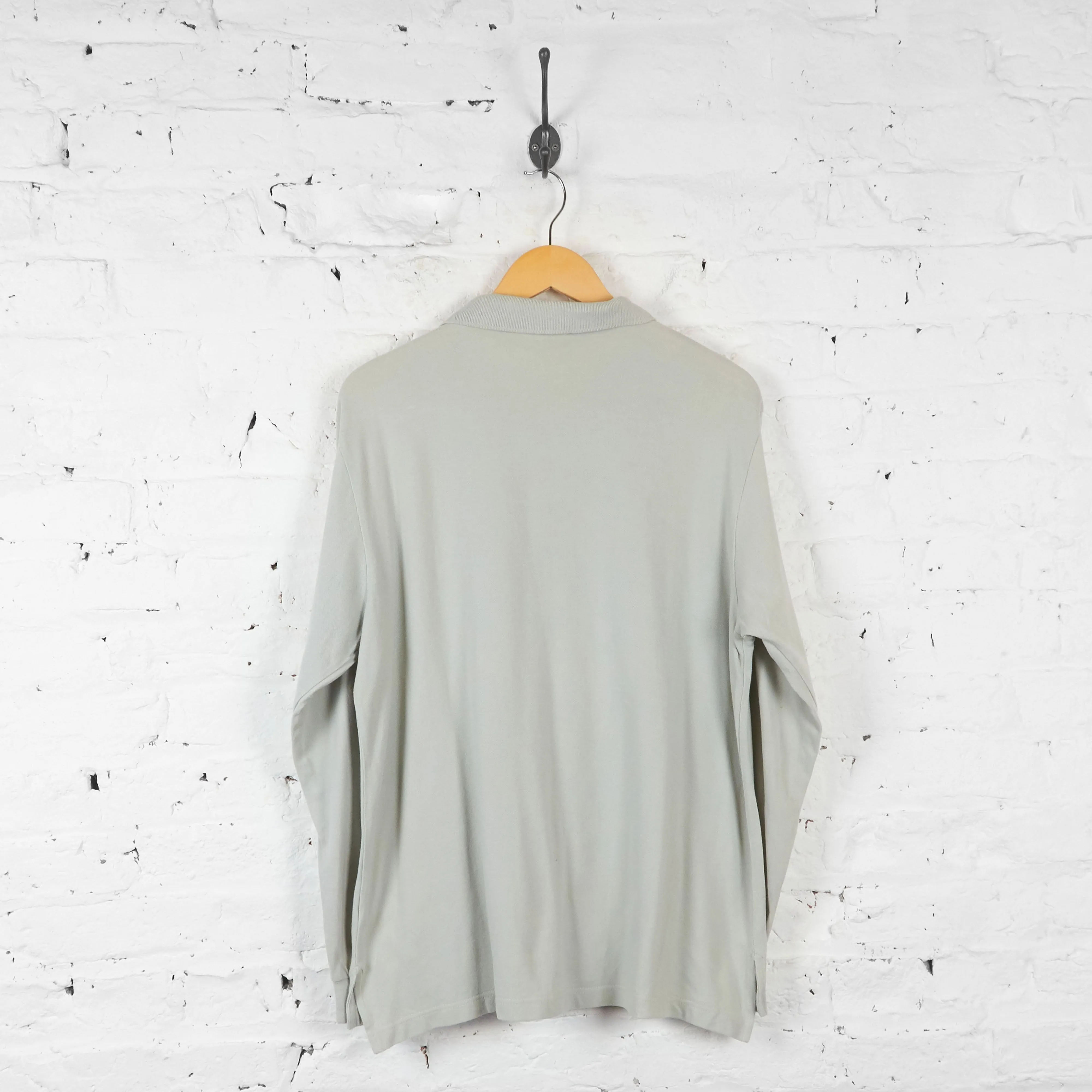 Ralph Lauren Long Sleeve Polo Shirt - Grey - M