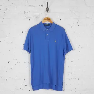 Ralph Lauren Polo Shirt - Blue - L