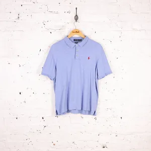 Ralph Lauren Polo Short Sleeve Polo Shirt - Blue - L