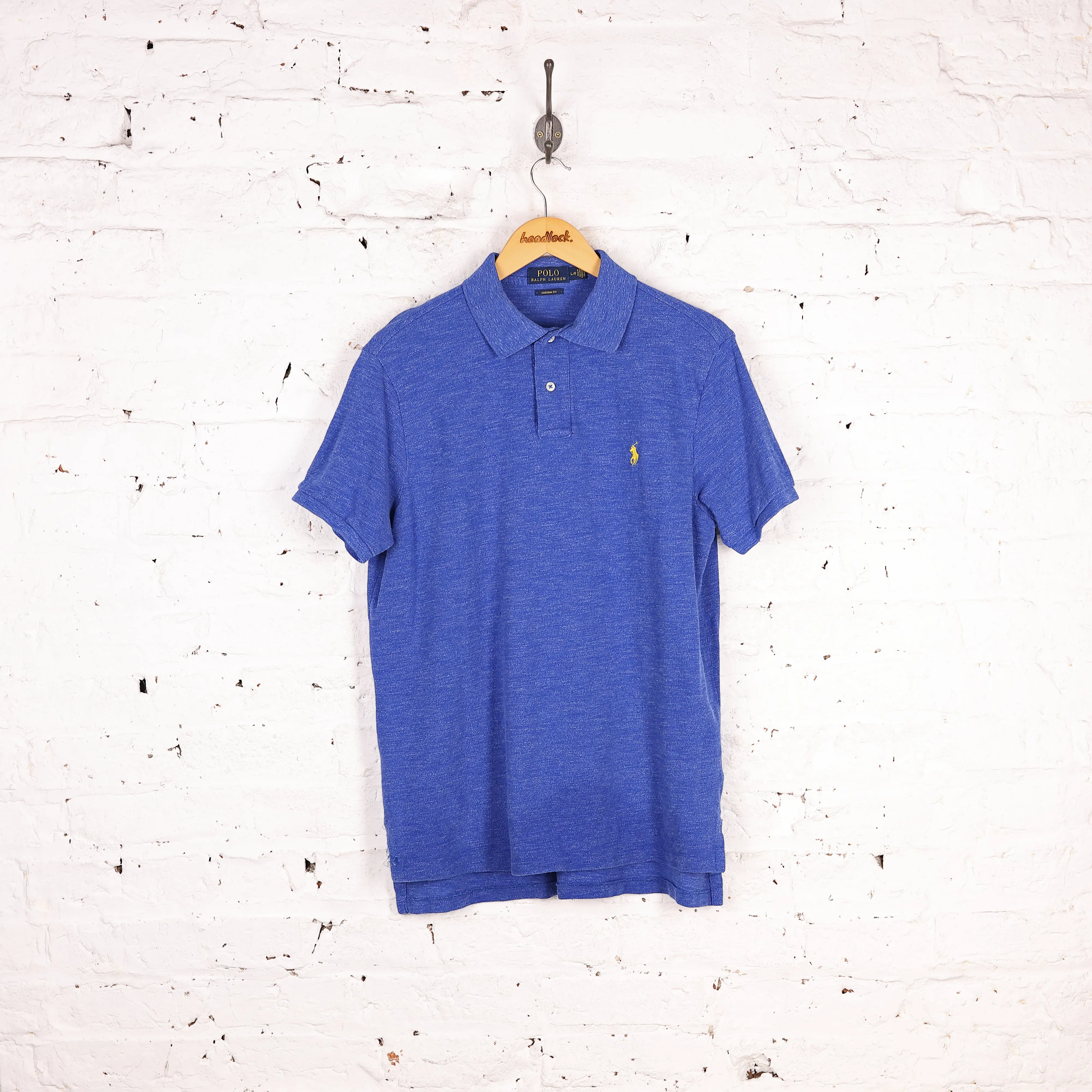 Ralph Lauren Short Sleeve Polo Shirt - Blue - L