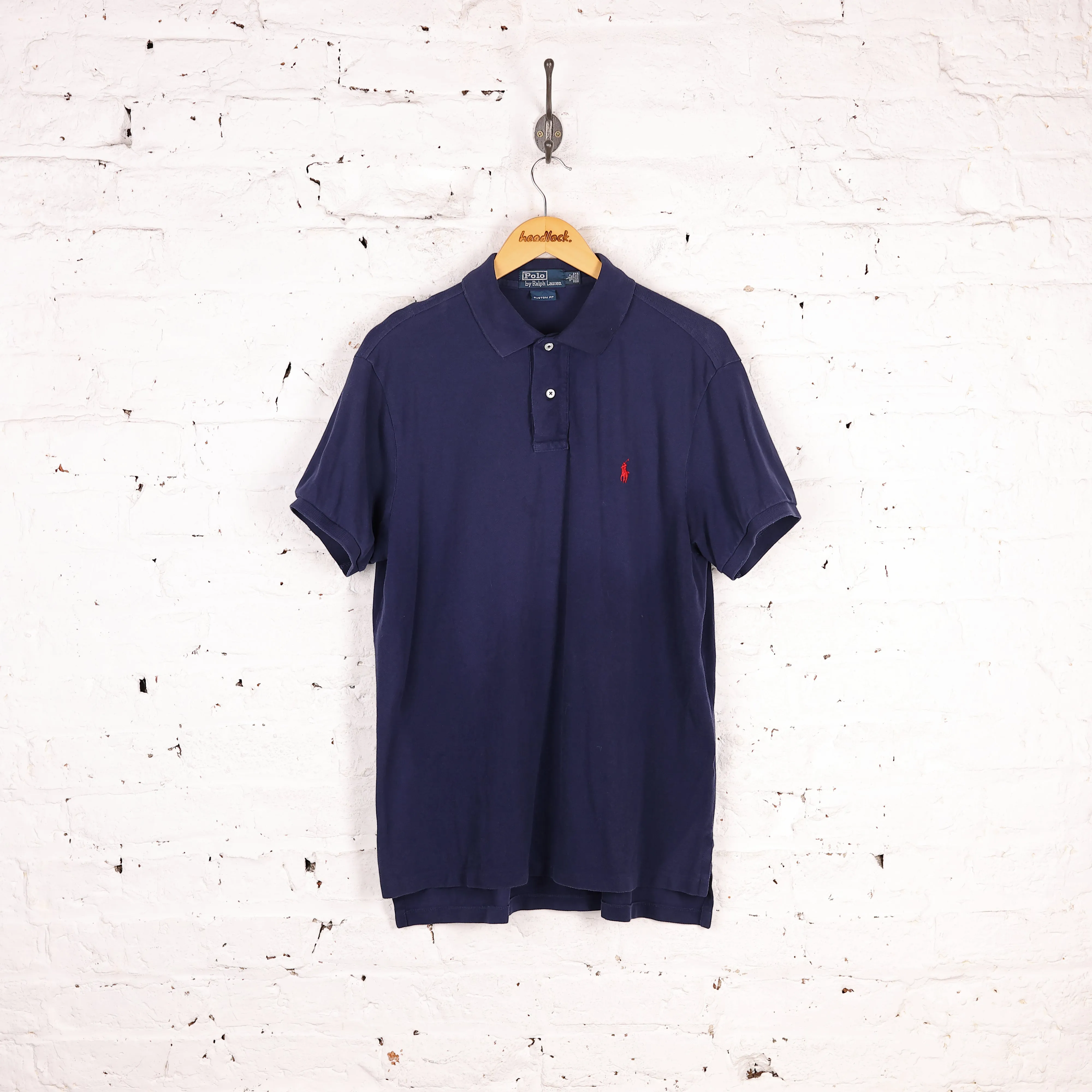 Ralph Lauren Short Sleeve Polo Shirt - Blue - L