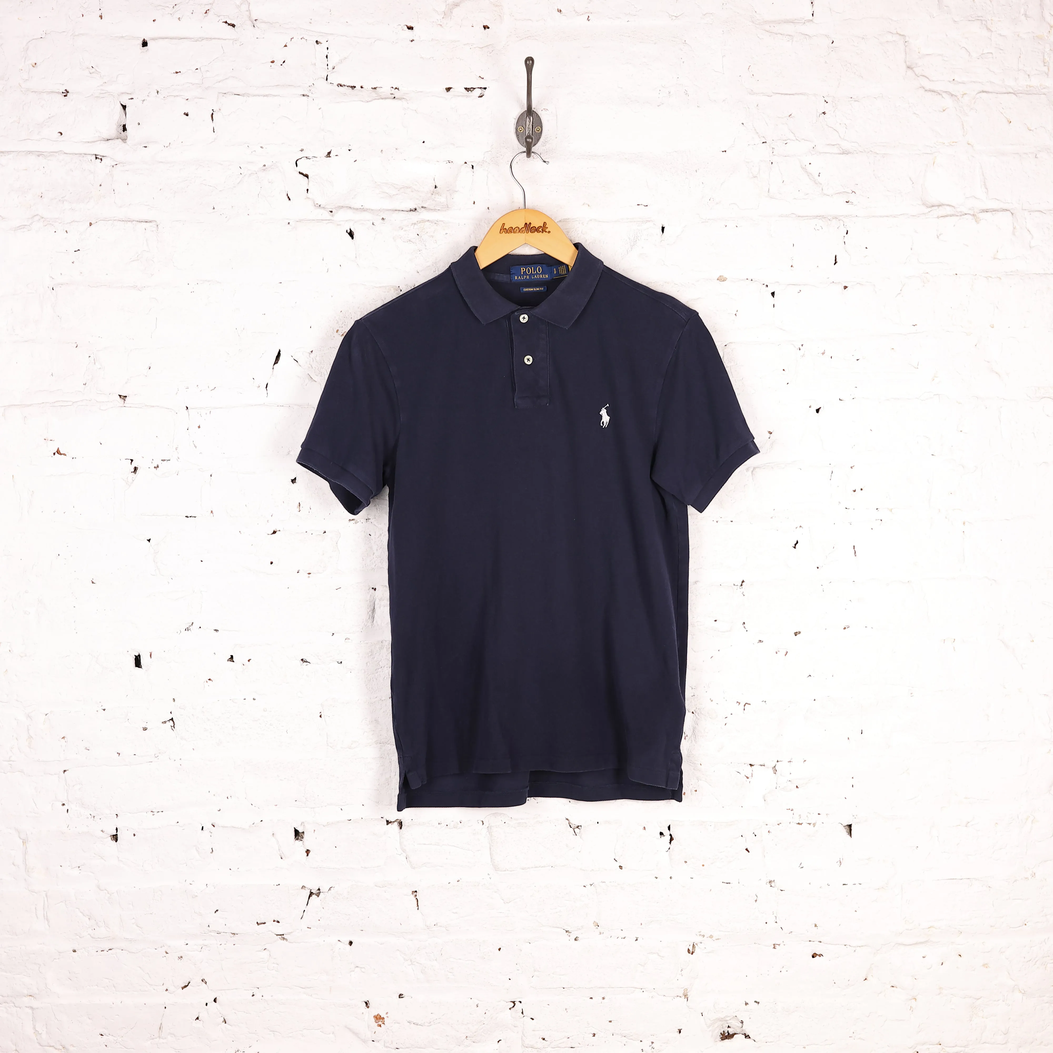 Ralph Lauren Short Sleeve Polo Shirt - Blue - S
